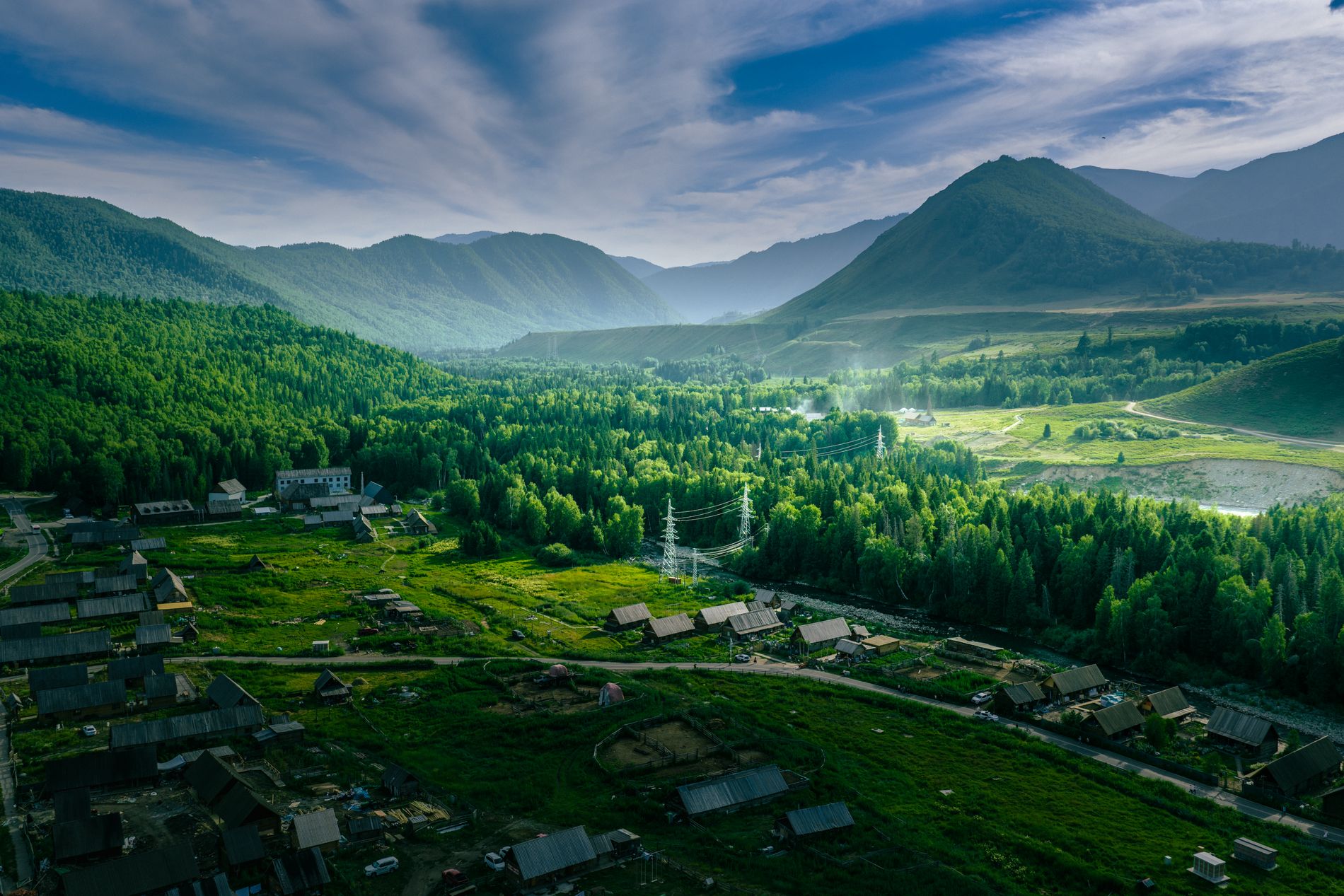 Mountain valley village / 山谷村落